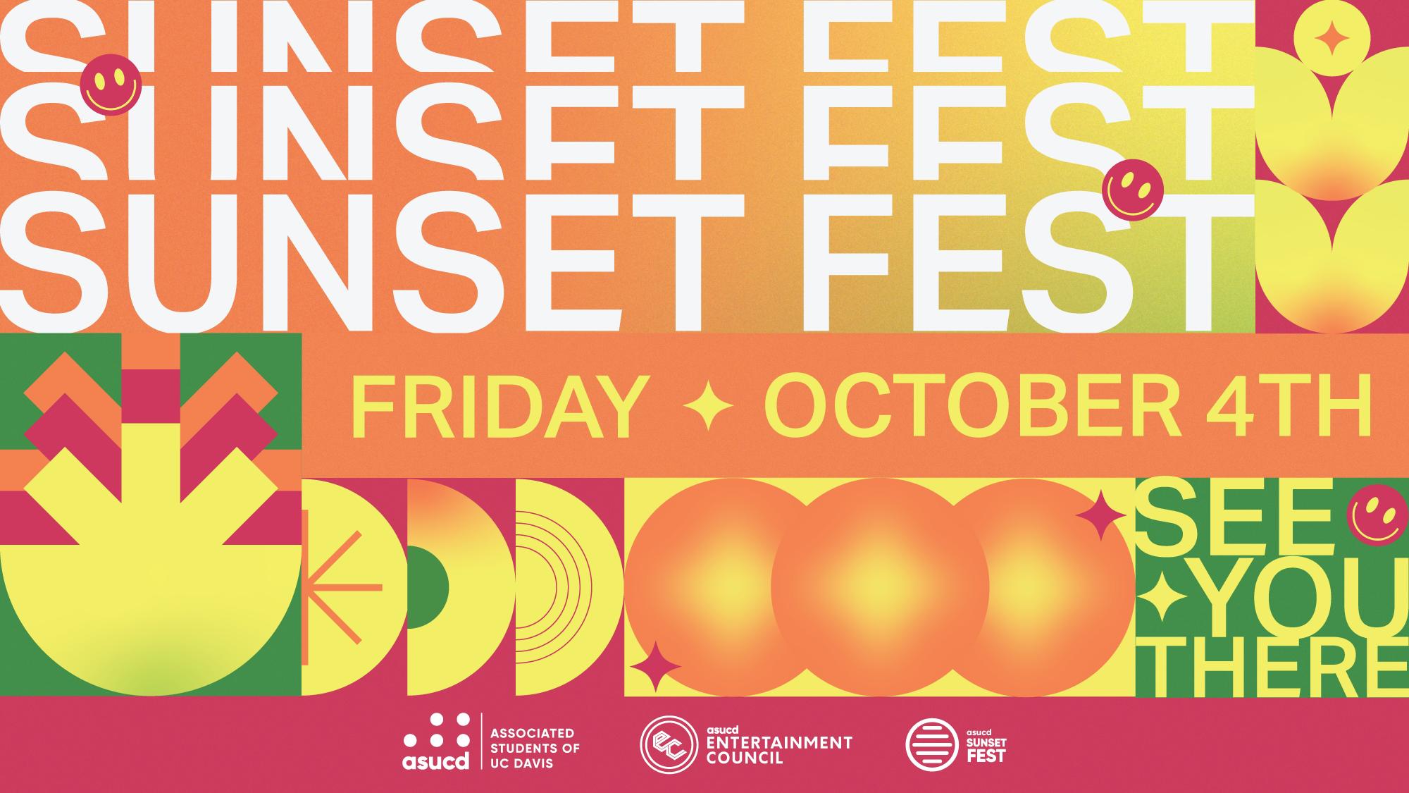 Sunset Fest Website Screen